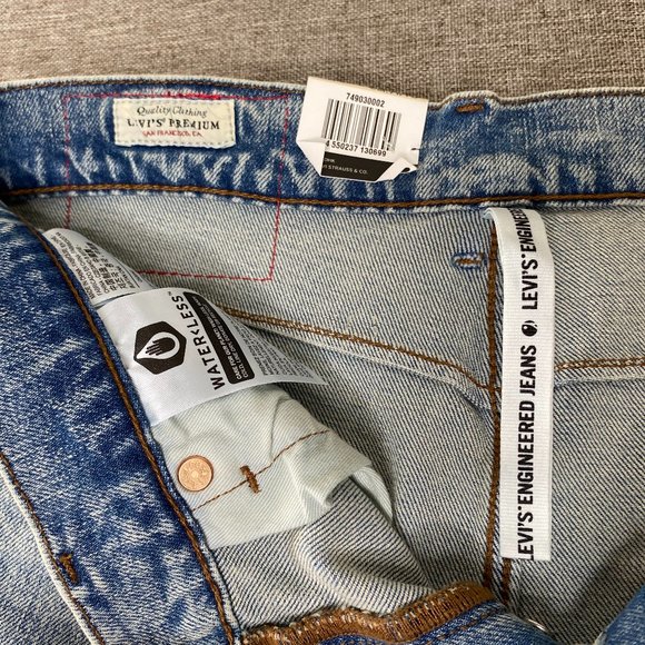 Levi's Engineered Jeans 512 Slim Taper Men's 28 x 30 Stretch Red Patch LEJ NWT - Picture 6 of 16